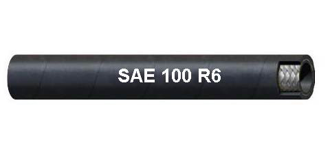 Fiber Braid Hydraulic Hose SAE 100 R6
   